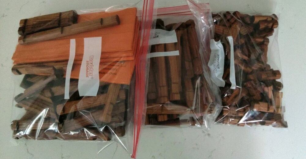 Merchsource Treehaus Lumberjax Wood Log Set General Store 163 Pcs Toys Nostalgic
